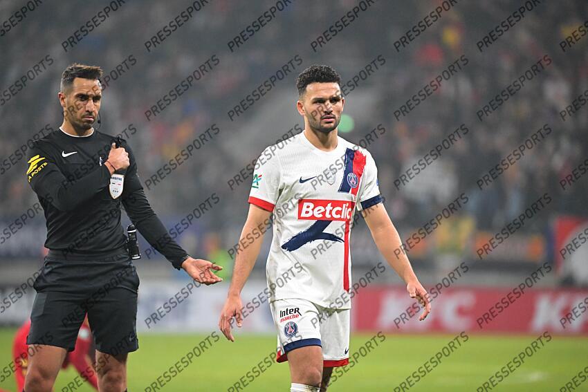 ramos (goncalo) LE MANS-PSG (0-2) kherradji (abdelatif) - arbitre 
