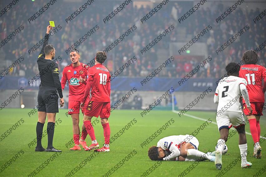 kherradji (abdelatif) - arbitre voyer (harold) bernardeau (gabin) - 10 LE MANS-PSG (0-2) 