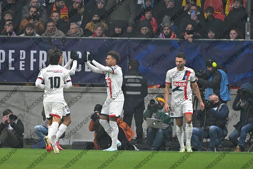 lee (kang in) doue (desire) ramos (goncalo) LE MANS-PSG (0-2) (0-1) doue (desire) 