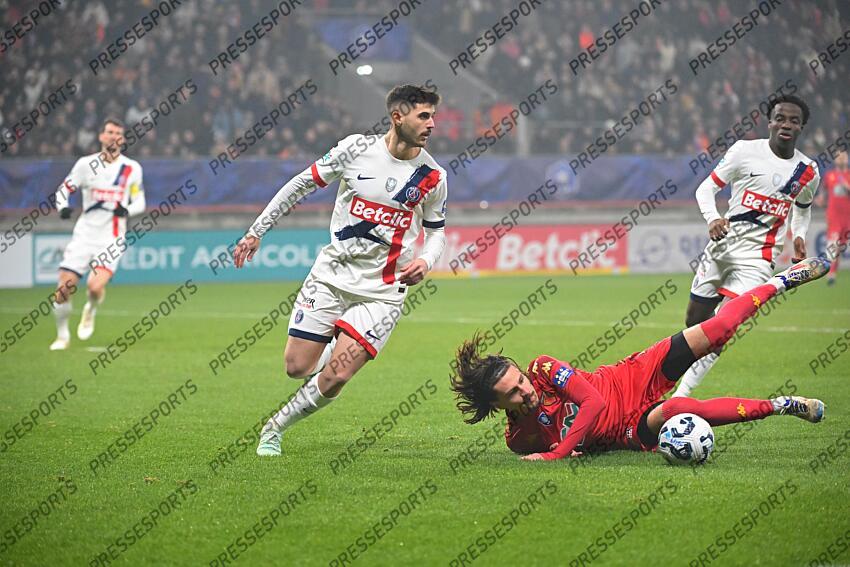 beraldo (lucas) burlet (vincent) LE MANS-PSG (0-2) 