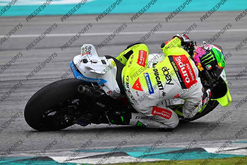 Franco Morbidelli ITA Pertamina Enduro VR46 Racing Team Ducati MotoGP Test MotoGP 2025 (circuit Sepang / Buriram) 1-13/02/2025 photo: Lukasz Swiderek  www.photoPSP.com  @photopsp_lukasz_swiderek  TESTS SEPANG 