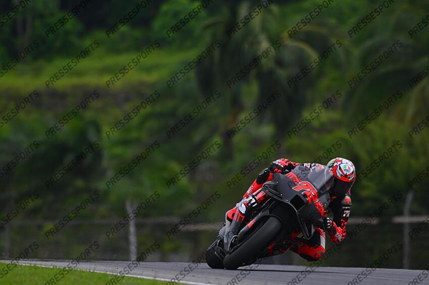 Marco Bezzecchi ITA Aprilia Racing Aprilia MotoGP Test MotoGP 2025 (circuit Sepang / Buriram) 1-13/02/2025 photo: Lukasz Swiderek  www.photoPSP.com  @photopsp_lukasz_swiderek  TESTS SEPANG 