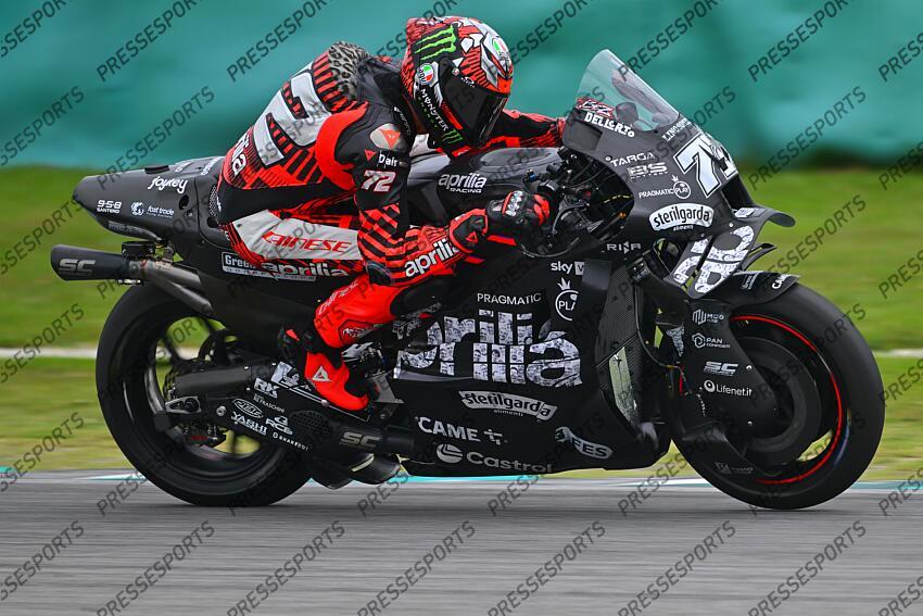 Marco Bezzecchi ITA Aprilia Racing Aprilia MotoGP Test MotoGP 2025 (circuit Sepang / Buriram) 1-13/02/2025 photo: Lukasz Swiderek  www.photoPSP.com  @photopsp_lukasz_swiderek  TESTS SEPANG 