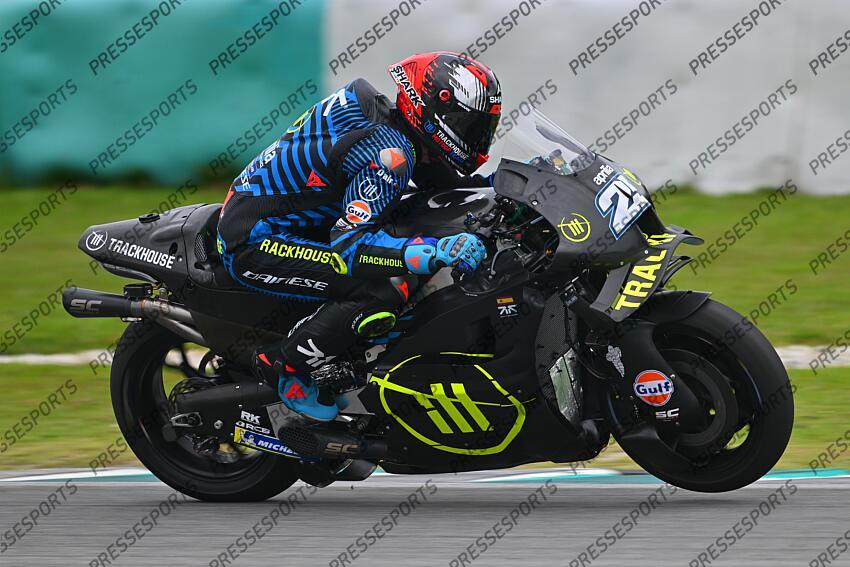 Raul Fernandez SPA Trackhouse MotoGP™ Team Aprilia MotoGP Test MotoGP 2025 (circuit Sepang / Buriram) 1-13/02/2025 photo: Lukasz Swiderek  www.photoPSP.com  @photopsp_lukasz_swiderek  TESTS SEPANG 