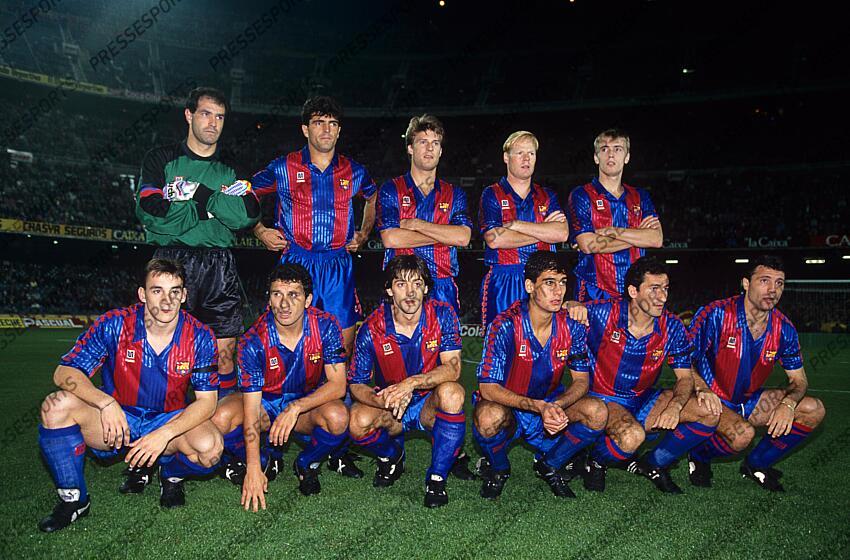 FOOT COUPE D'EUROPE DES CLUBS CHAMPIONS 1991 BARCELONE-KAISERSLAUTERN (2-0)