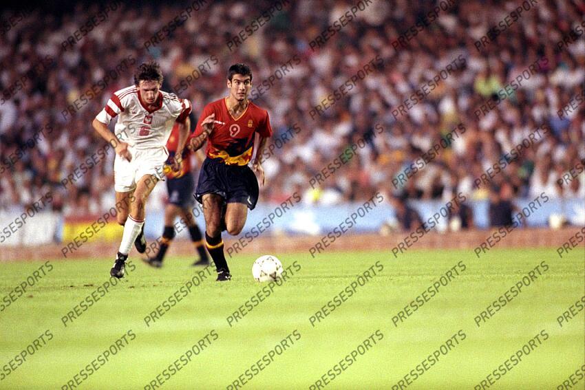 FOOT JO 1992 1992 ESPAGNE-POLOGNE