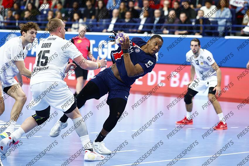 gaber (matej) loredon (gautier) PSG HANDBALL-NANTES (40-39) 
