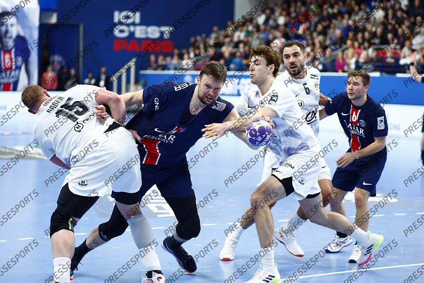gaber (matej) syprzak (kamil) briet (thibaud) PSG HANDBALL-NANTES (40-39) 