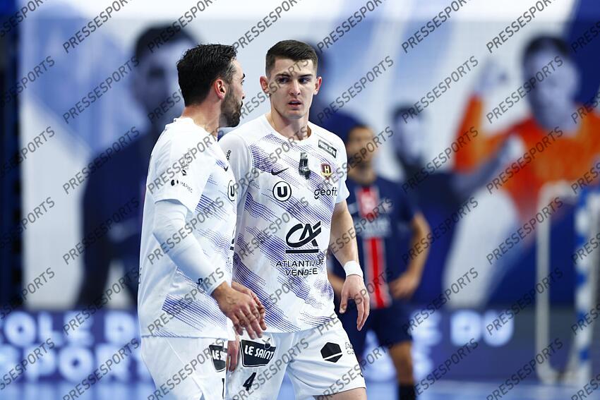 rivera (valero) minne (aymeric) PSG HANDBALL-NANTES (40-39) 