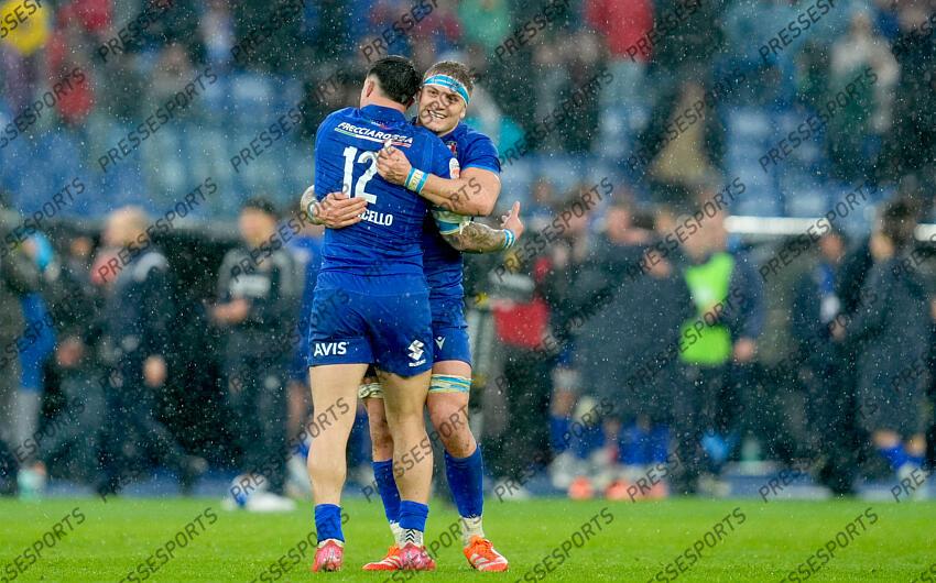 2025 RUGBY TOURNOI DES 6 NATIONS ITALIE-GALLES (22-15)