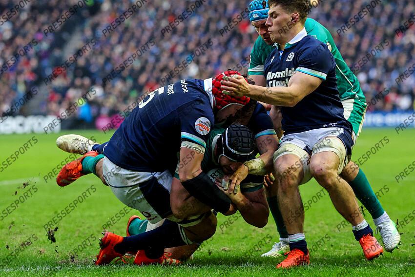2025 Guinness Six Nations Championship Round 2, Scottish Gas Murrayfield, Edinburgh, Scotland 9/2/2025 Scotland vs Ireland Ireland's Caelan Doris Mandatory Credit ©INPHO/Billy Stickland ECOSSE-IRLANDE (18-32) 