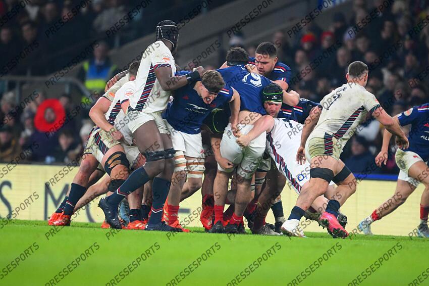 itoje (maro) jegou (oscar) auradou (hugo) meafou (emmanuel) cros (francois) ANGLETERRE-FRANCE (26-25) 