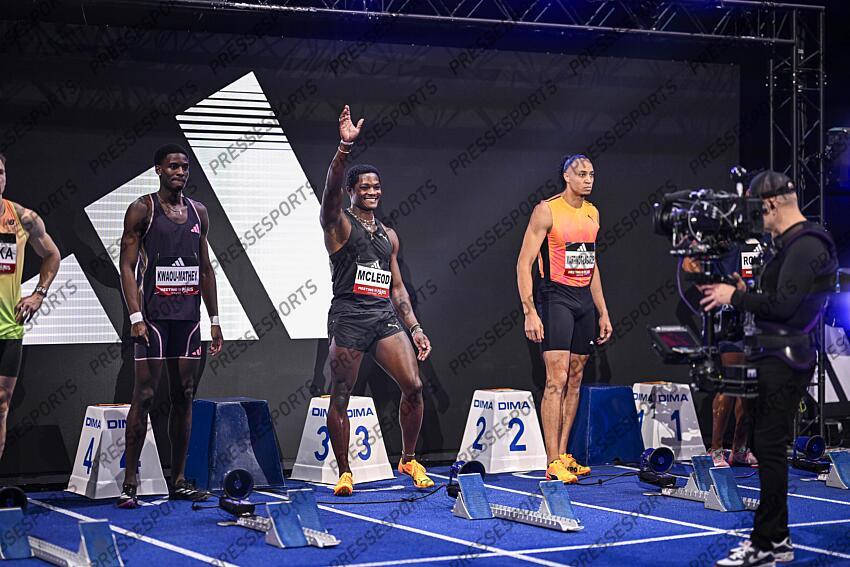 kwaou mathey (just) - (fra) - mcleod (omar) - (jam) - martinot lagarde (pascal) - (fra) - 60 M HAIES HOMMES serie 2 