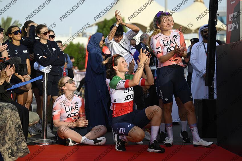 CYCLISME UAE TOUR WOMEN 2025 ABU DHABI FATIMA BINT MUBARAK LADIES ACADEMY / ABU DHABI...