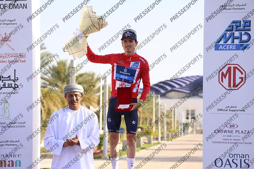 Tour of Oman 2025 - 14th Edition - 4th stage Oman Across Ages Museum - Oman Convention and Exhibition Center 181,5 km - 11/02/2025 - David Gaudu (FRA - Groupama - FDJ) - photo Alessandro Perrone/SprintCyclingAgency©2025 OMAN ACROSS AGES MUSEUM/OMAN CONVENTION CENTER 