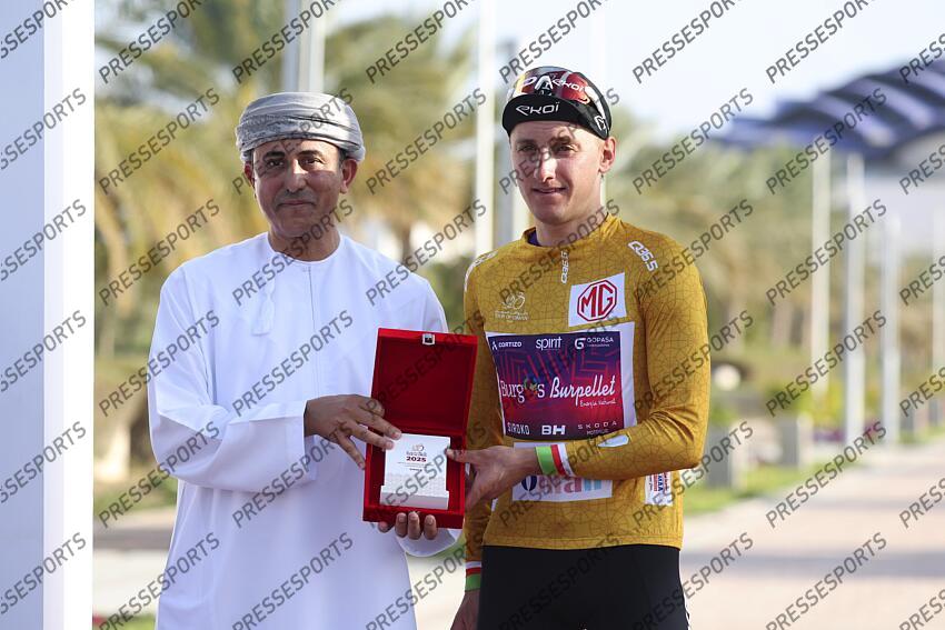 Tour of Oman 2025 - 14th Edition - 4th stage Oman Across Ages Museum - Oman Convention and Exhibition Center 181,5 km - 11/02/2025 - Rodrigo Alvarez (ESP - Burgos Burpellet BH) - photo Alessandro Perrone/SprintCyclingAgency©2025 OMAN ACROSS AGES MUSEUM/OMAN CONVENTION CENTER 