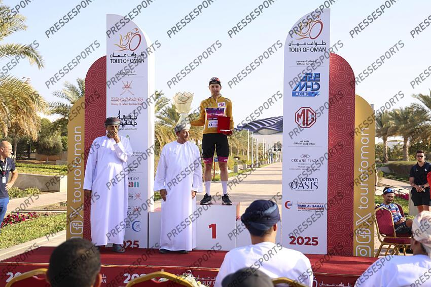 Tour of Oman 2025 - 14th Edition - 4th stage Oman Across Ages Museum - Oman Convention and Exhibition Center 181,5 km - 11/02/2025 - Rodrigo Alvarez (ESP - Burgos Burpellet BH) - photo Alessandro Perrone/SprintCyclingAgency©2025 OMAN ACROSS AGES MUSEUM/OMAN CONVENTION CENTER 