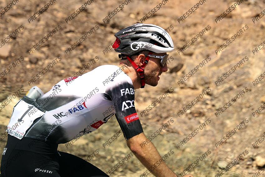 Tour of Oman 2025 - 14th Edition - 4th stage Oman Across Ages Museum - Oman Convention and Exhibition Center 181,5 km - 11/02/2025 - Adam Yates (GBR - UAE Team Emirates - XRG) - photo Alessandro Perrone/SprintCyclingAgency©2025 OMAN ACROSS AGES MUSEUM/OMAN CONVENTION CENTER 