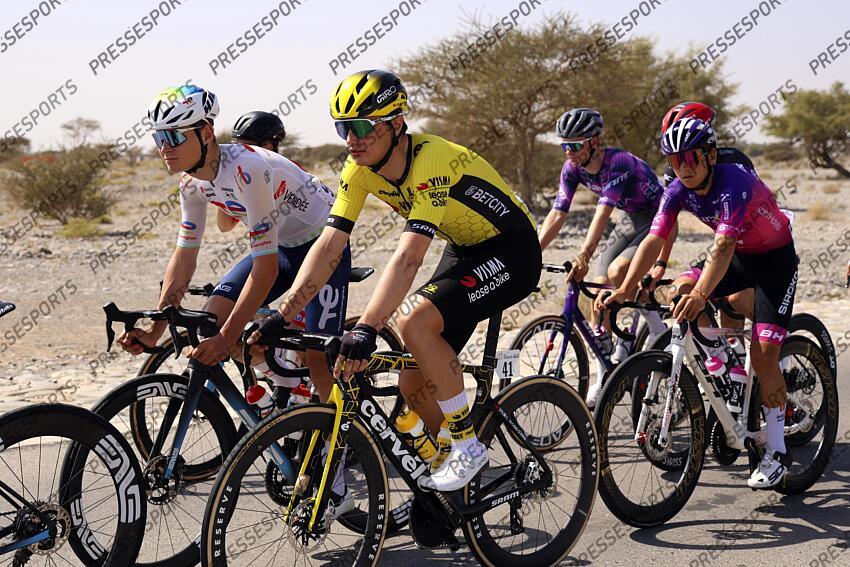 Tour of Oman 2025 - 14th Edition - 4th stage Oman Across Ages Museum - Oman Convention and Exhibition Center 181,5 km - 11/02/2025 - Olav Kooij (NED Ð Team Visma - Lease a Bike) - photo Alessandro Perrone/SprintCyclingAgency©2025 OMAN ACROSS AGES MUSEUM/OMAN CONVENTION CENTER 