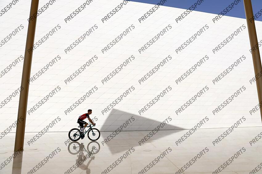 Tour of Oman 2025 - 14th Edition - 4th stage Oman Across Ages Museum - Oman Convention and Exhibition Center 181,5 km - 11/02/2025 - Elie Gesbert (FRA - Arkea - B&B Hotels) - photo Alessandro Perrone/SprintCyclingAgency©2025 OMAN ACROSS AGES MUSEUM/OMAN CONVENTION CENTER 