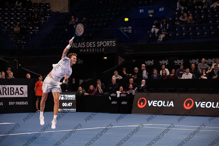 TENNIS - OPEN 13 - 1ER tour des simples - 10/02/2025 - KORDA sébastian OPEN 13 PROVENCE 