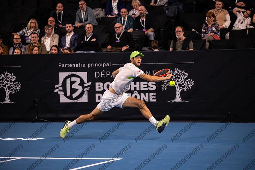 TENNIS - OPEN 13 - 16e de finales des simples - 13/02/2025 - BORGES nuno OPEN 13 PROVENCE 