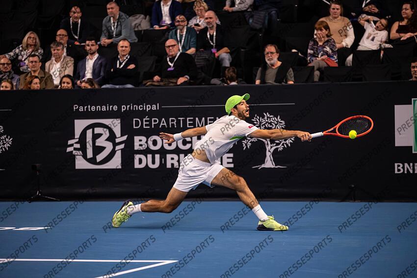 TENNIS - OPEN 13 - 16e de finales des simples - 13/02/2025 - BORGES nuno OPEN 13 PROVENCE 