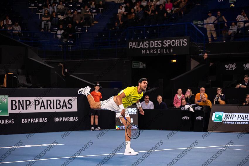 TENNIS - OPEN 13 - 32e de finales des simples - 12/02/2025 - KHACHANOV karen OPEN 13 PROVENCE 