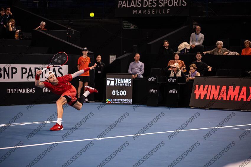 TENNIS - OPEN 13 - 16e de finales des simples - 13/02/2025 - BERGS zizou OPEN 13 PROVENCE 