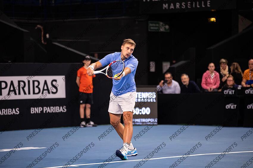 TENNIS - OPEN 13 - 32e de finales des simples - 12/02/2025 - MEDJEDOVIC hamad OPEN 13 PROVENCE 