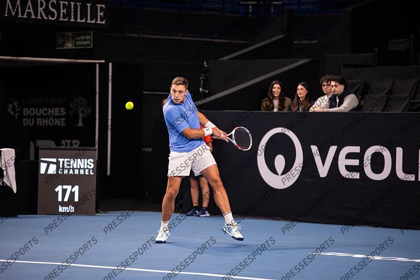TENNIS - OPEN 13 - 32e de finales des simples - 12/02/2025 - MEDJEDOVIC hamad OPEN 13 PROVENCE 