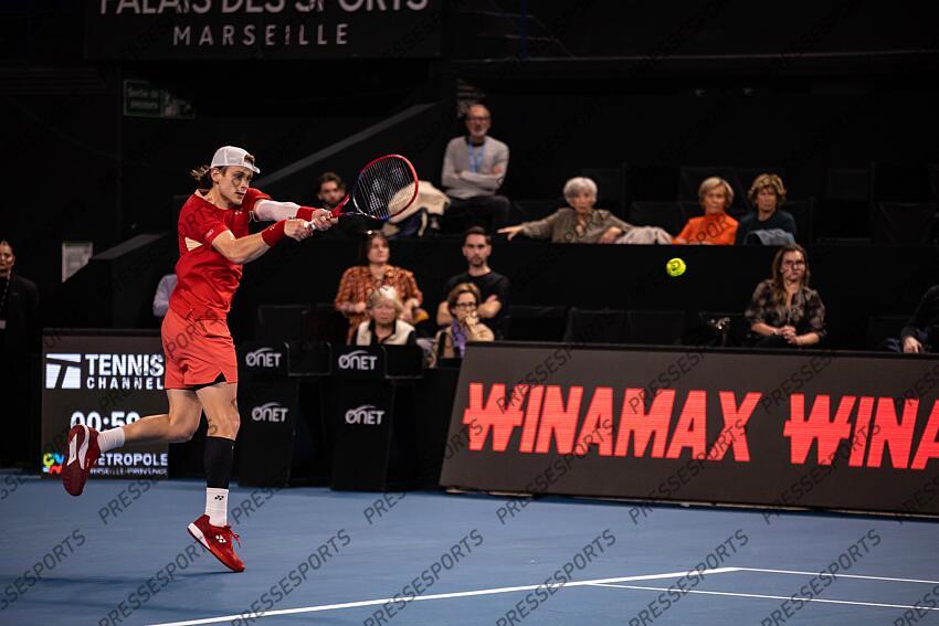 TENNIS - OPEN 13 - 16e de finales des simples - 13/02/2025 - BERGS zizou OPEN 13 PROVENCE 