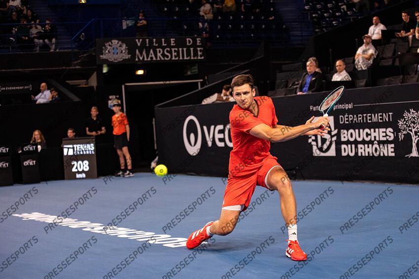 TENNIS - OPEN 13 - 16e de finales des simples - 13/02/2025 - HURKACZ hubert OPEN 13 PROVENCE 