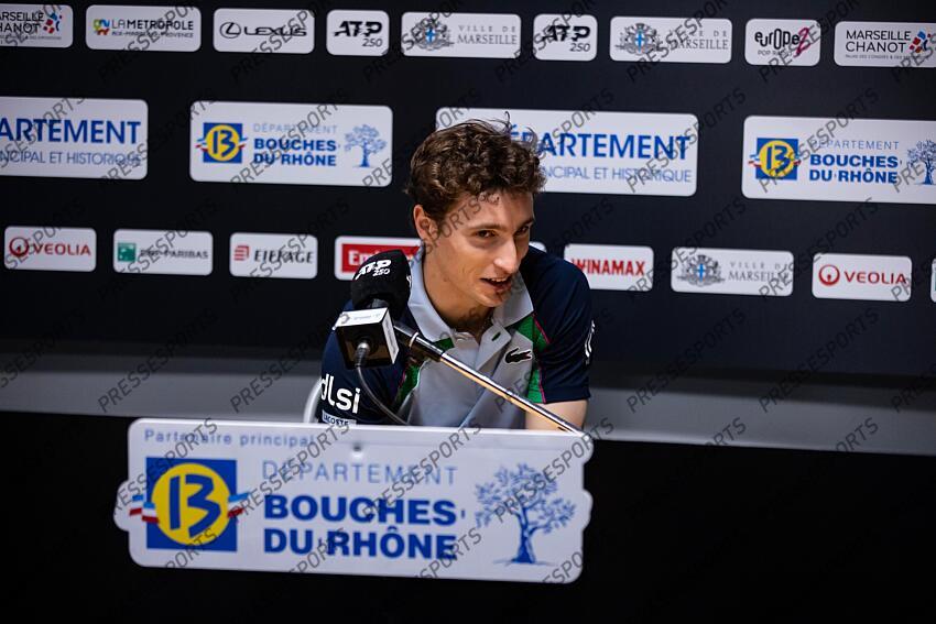 TENNIS - OPEN 13 - quart de finales des simples - 14/02/2025 - victoire HUMBERT ugo OPEN 13 PROVENCE 