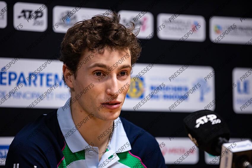 TENNIS - OPEN 13 - quart de finales des simples - 14/02/2025 - victoire HUMBERT ugo OPEN 13 PROVENCE 