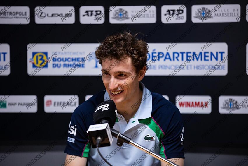 TENNIS - OPEN 13 - quart de finales des simples - 14/02/2025 - victoire HUMBERT ugo OPEN 13 PROVENCE 
