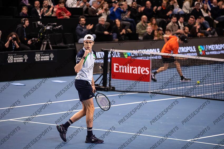 TENNIS - OPEN 13 - quart de finales des simples - 14/02/2025 - victoire HUMBERT ugo OPEN 13 PROVENCE 