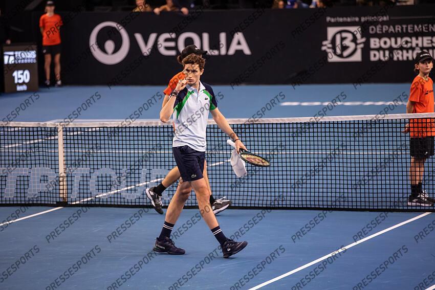 TENNIS - OPEN 13 - quart de finales des simples - 14/02/2025 - victoire HUMBERT ugo OPEN 13 PROVENCE 