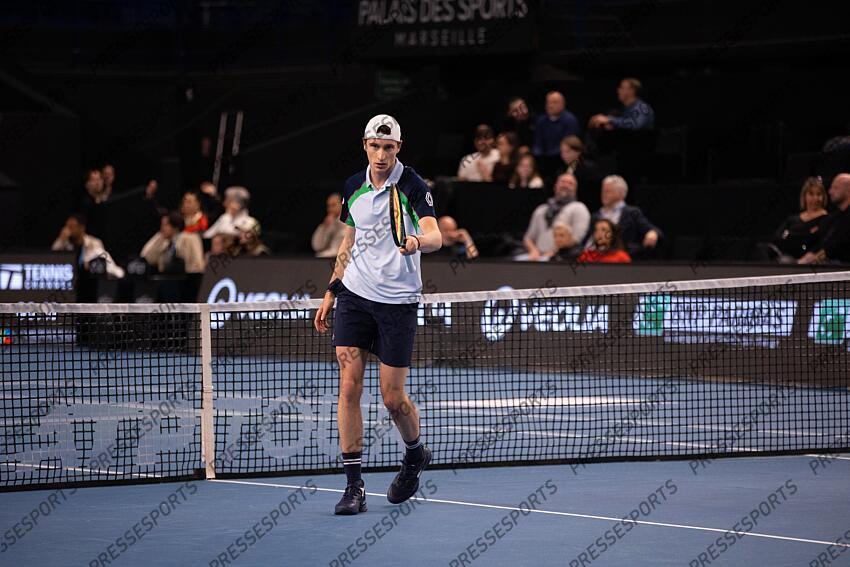 TENNIS - OPEN 13 - quart de finales des simples - 14/02/2025 - HUMBERT ugo OPEN 13 PROVENCE 