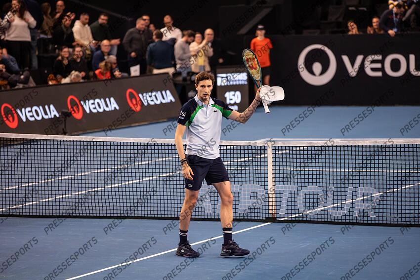 TENNIS - OPEN 13 - quart de finales des simples - 14/02/2025 - victoire HUMBERT ugo OPEN 13 PROVENCE 