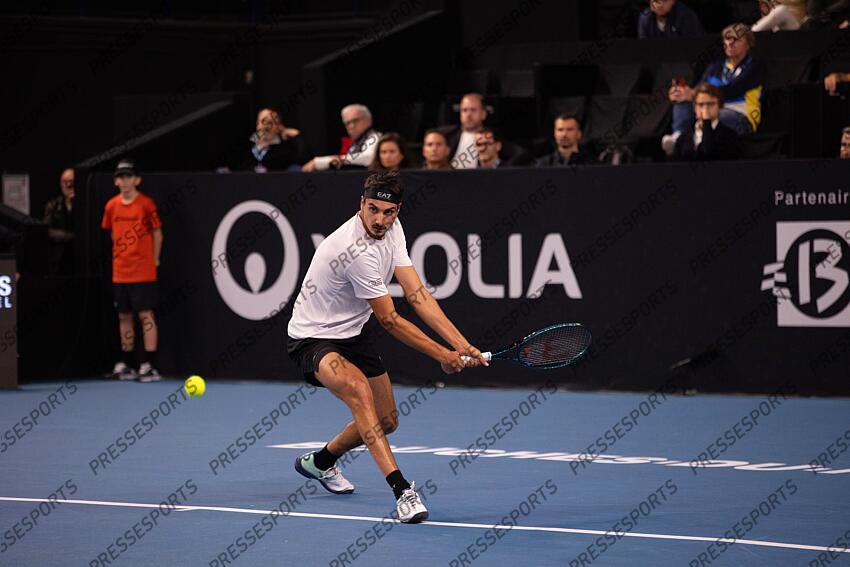 TENNIS - OPEN 13 - quart de finales des simples - 14/02/2025 - SONEGO lorenzo OPEN 13 PROVENCE 