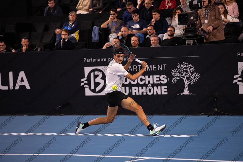 TENNIS - OPEN 13 - quart de finales des simples - 14/02/2025 - SONEGO lorenzo OPEN 13 PROVENCE 