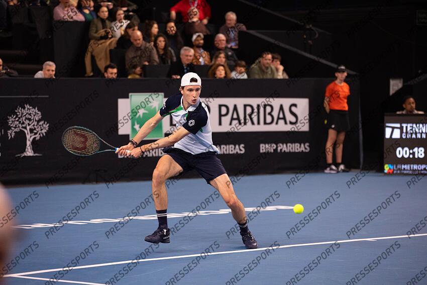 TENNIS - OPEN 13 - quart de finales des simples - 14/02/2025 - HUMBERT ugo OPEN 13 PROVENCE 