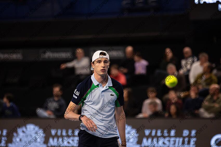 TENNIS - OPEN 13 - quart de finales des simples - 14/02/2025 - HUMBERT ugo OPEN 13 PROVENCE 