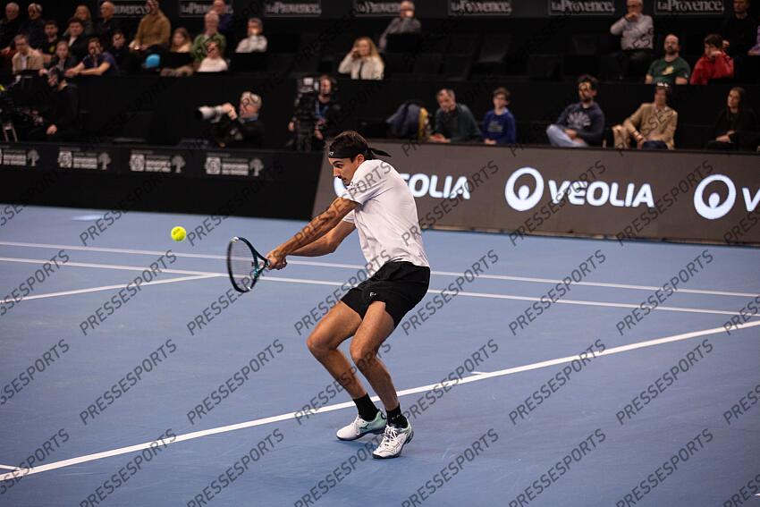 TENNIS - OPEN 13 - quart de finales des simples - 14/02/2025 - SONEGO lorenzo OPEN 13 PROVENCE 