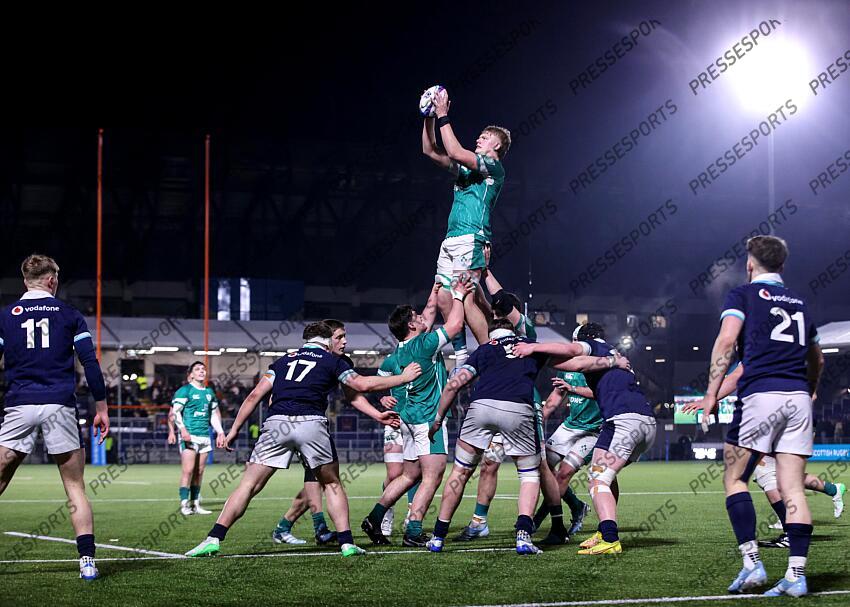RUGBY TOURNOI DES 6 NATIONS U20 2025 ECOSSE U20-IRLANDE U20 (15-33)