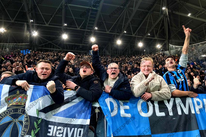 FOOT LIGUE DES CHAMPIONS BARRAGES 2025 ATALANTA-CLUB BRUGES (1-3)