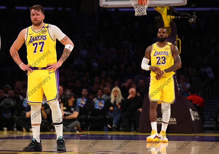BASKET NBA 2025 NBA: Charlotte Hornets at Los Angeles Lakers