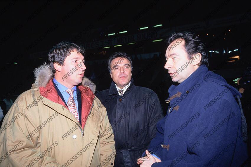 courbis (roland) AFFLELOU (ALAIN) denisot (michel) PSG-BORDEAUX 