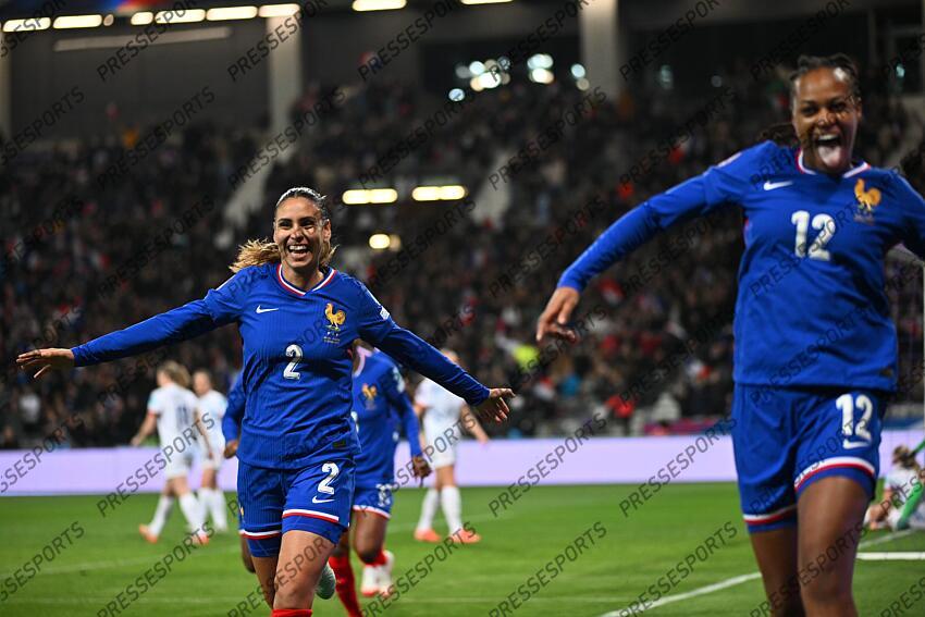 FOOT LIGUE DES NATIONS FEMININE GROUPE A2 2025 FRANCE-NORVEGE (1-0)